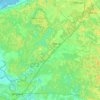 Topografische Karte Olaines novads, Höhe, Relief