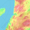 Topografische Karte Portugal Cove - St. Philips, Höhe, Relief
