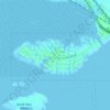Topografische Karte Tiki Island, Höhe, Relief