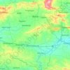 Topografische Karte Blora, Höhe, Relief