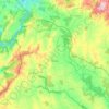 Topografische Karte Xermade, Höhe, Relief