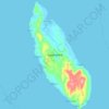 Topografische Karte Capul Island, Höhe, Relief