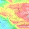 Topografische Karte Gallo Matese, Höhe, Relief