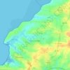 Topografische Karte Nieul-sur-Mer, Höhe, Relief