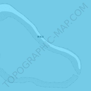 Topografische Karte 黄岩岛, Höhe, Relief