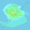 Topografische Karte Insel der Jugend, Höhe, Relief