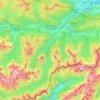 Topografische Karte Tarvis, Höhe, Relief
