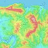 Topografische Karte Lemoiz, Höhe, Relief