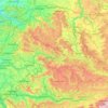 Topografische Karte Naturpark Schwäbisch-Fränkischer Wald, Höhe, Relief