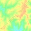 Topografische Karte Sharpsburg, Höhe, Relief
