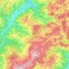 Topografische Karte Montese, Höhe, Relief