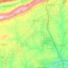 Topografische Karte Bushkill Township, Höhe, Relief