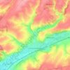 Topografische Karte Auchy-lès-Hesdin, Höhe, Relief