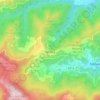Topografische Karte Testico, Höhe, Relief