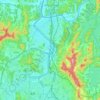 Topografische Karte Daedeok-gu, Höhe, Relief