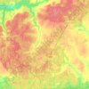 Topografische Karte сельское поселение Село Огорь, Höhe, Relief