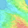 Topografische Karte Morne-à-l'Eau, Höhe, Relief
