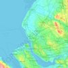 Topografische Karte Merseyside, Höhe, Relief