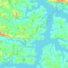 Topografische Karte Barranco Alto, Höhe, Relief