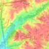 Topografische Karte Oxon Hill, Höhe, Relief