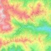 Topografische Karte Usseglio, Höhe, Relief