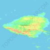 Topografische Karte Pulau Batanme, Höhe, Relief
