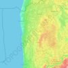 Topografische Karte Limbažu novads, Höhe, Relief