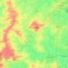 Topografische Karte Moorslede, Höhe, Relief