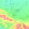 Topografische Karte Palmdale, Höhe, Relief
