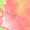 Topografische Karte Karak Sub-District, Höhe, Relief