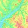 Topografische Karte Val-au-Perche, Höhe, Relief