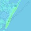 Topografische Karte Sea Isle City, Höhe, Relief