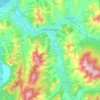 Topografische Karte Горно-Алтайск, Höhe, Relief