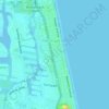 Topografische Karte Mermaid Beach, Höhe, Relief