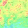 Topografische Karte 多玛乡, Höhe, Relief