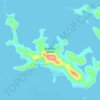 Topografische Karte Bulalacao Island, Höhe, Relief