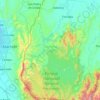 Topografische Karte Tierralta, Höhe, Relief