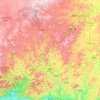 Topografische Karte Chengde, Höhe, Relief