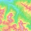 Topografische Karte Sexten, Höhe, Relief
