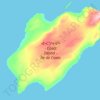 Topografische Karte Coats Island, Höhe, Relief