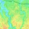 Topografische Karte Lebak Bulus, Höhe, Relief