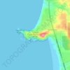 Topografische Karte Yaquina Head Outstanding Natural Area, Höhe, Relief