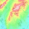Topografische Karte Sierra Engarcerán, Höhe, Relief
