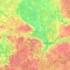 Topografische Karte Augšdaugavas novads, Höhe, Relief