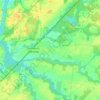 Topografische Karte Plainsboro Township, Höhe, Relief
