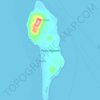 Topografische Karte Pulau Kayuadi, Höhe, Relief