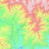 Topografische Karte Kapisa Province, Höhe, Relief