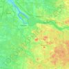 Topografische Karte Ķekavas novads, Höhe, Relief