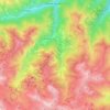 Topografische Karte Marmora, Höhe, Relief
