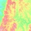 Topografische Karte Barrocão, Höhe, Relief